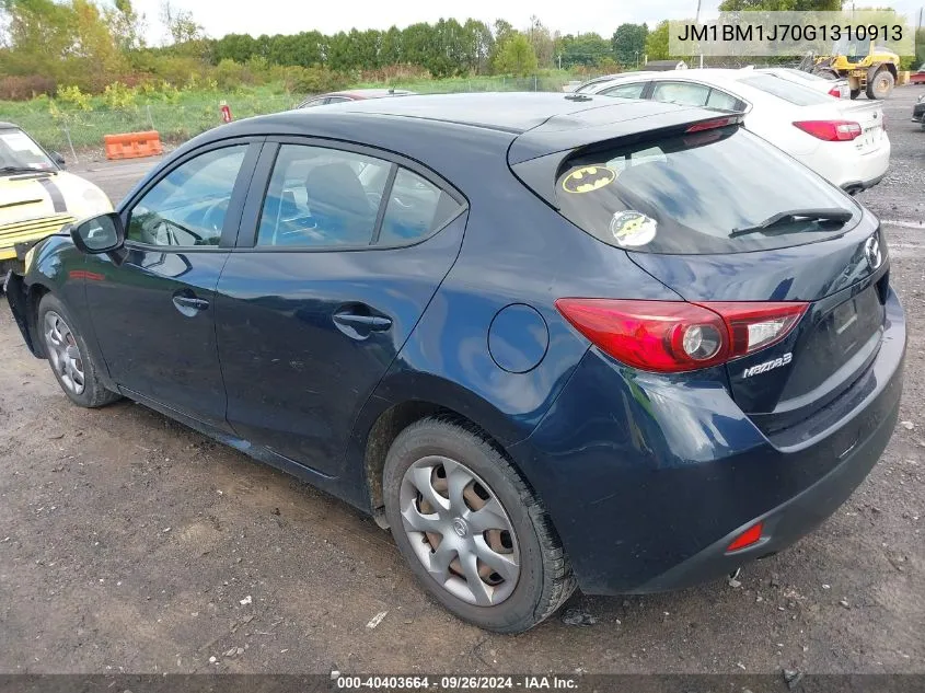 JM1BM1J70G1310913 2016 Mazda Mazda3 I Sport