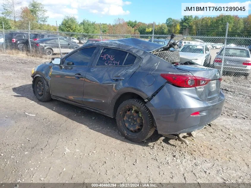 2016 Mazda Mazda3 I Sport VIN: JM1BM1T76G1289045 Lot: 40460294