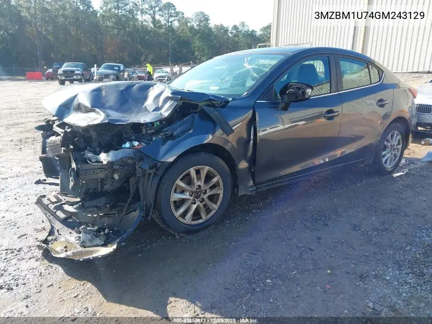 3MZBM1U74GM243129 2016 Mazda Mazda3 I Sport