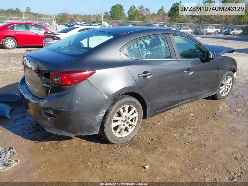 3MZBM1U74GM243129 2016 Mazda Mazda3 I Sport