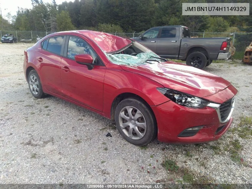 JM1BN1U74H1149329 2017 Mazda Mazda3