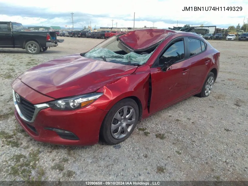 JM1BN1U74H1149329 2017 Mazda Mazda3