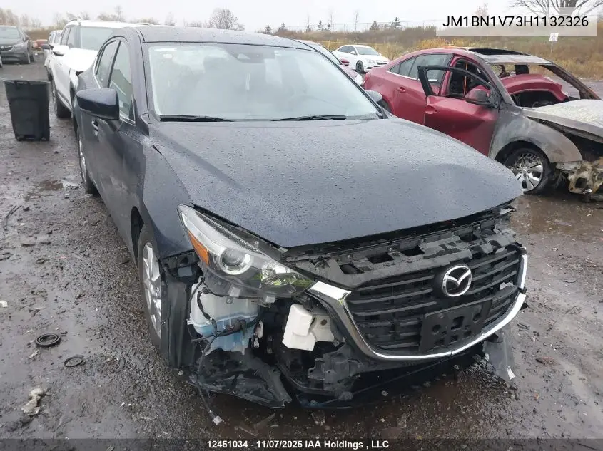JM1BN1V73H1132326 2017 Mazda Mazda3 Gs