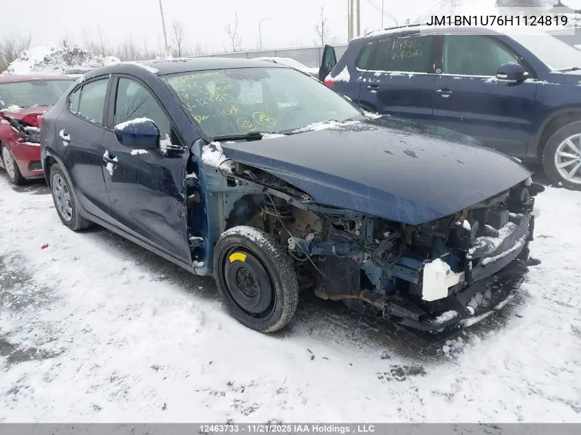 JM1BN1U76H1124819 2017 Mazda 3 Sport