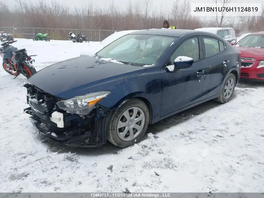 JM1BN1U76H1124819 2017 Mazda 3 Sport