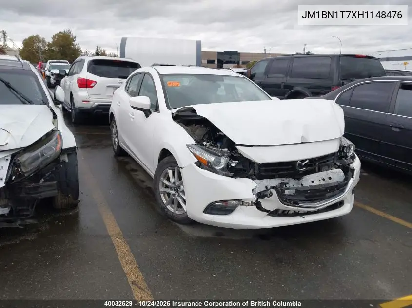 JM1BN1T7XH1148476 2017 Mazda 3 Se