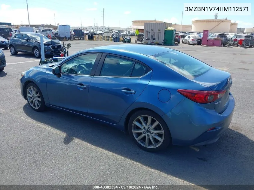 3MZBN1V74HM112571 2017 Mazda Mazda3 Touring