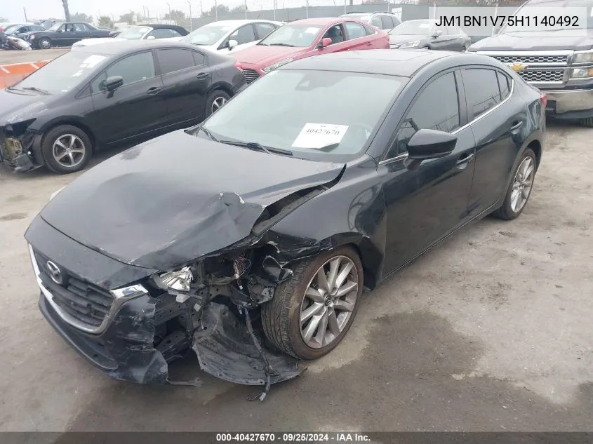 JM1BN1V75H1140492 2017 Mazda Mazda3 Touring