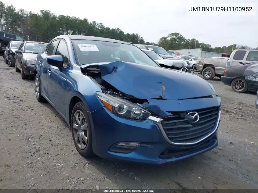 JM1BN1U79H1100952 2017 Mazda Mazda3 Sport