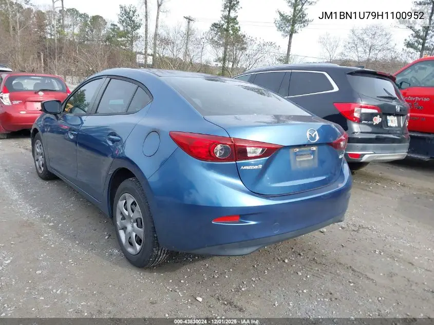 JM1BN1U79H1100952 2017 Mazda Mazda3 Sport