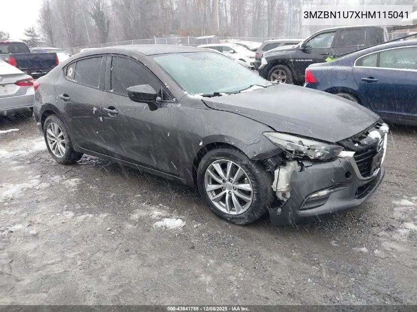 3MZBN1U7XHM115041 2017 Mazda Mazda3 Sport