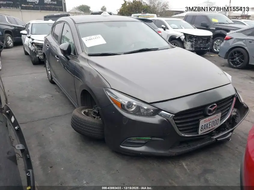 3MZBN1K78HM155413 2017 Mazda Mazda3 Sport