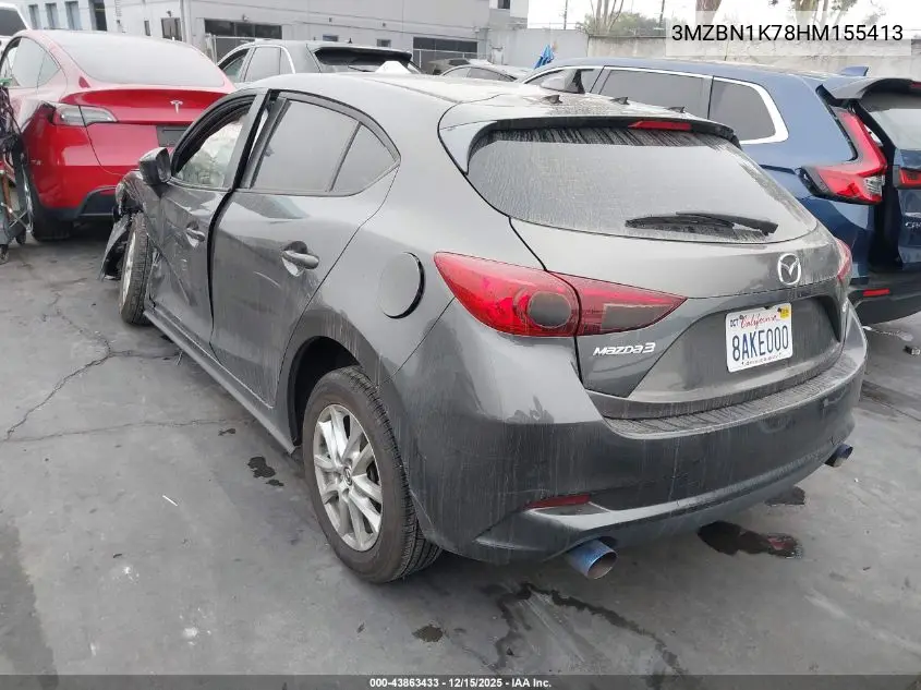 3MZBN1K78HM155413 2017 Mazda Mazda3 Sport
