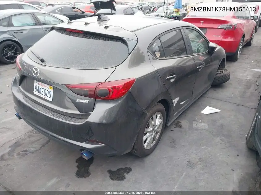 3MZBN1K78HM155413 2017 Mazda Mazda3 Sport