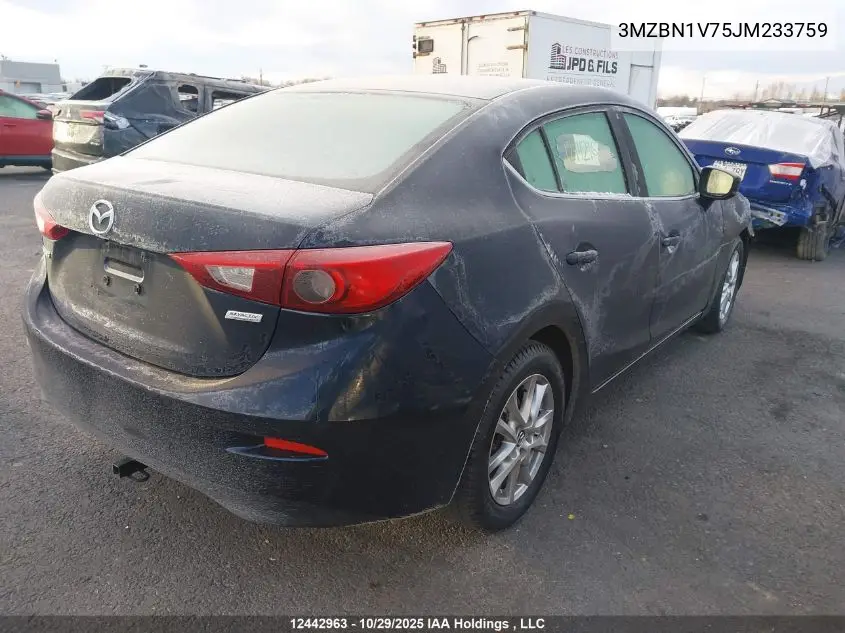 3MZBN1V75JM233759 2018 Mazda 3 Gs