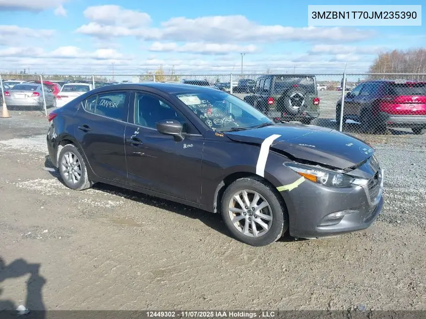 3MZBN1T70JM235390 2018 Mazda Mazda3 Se