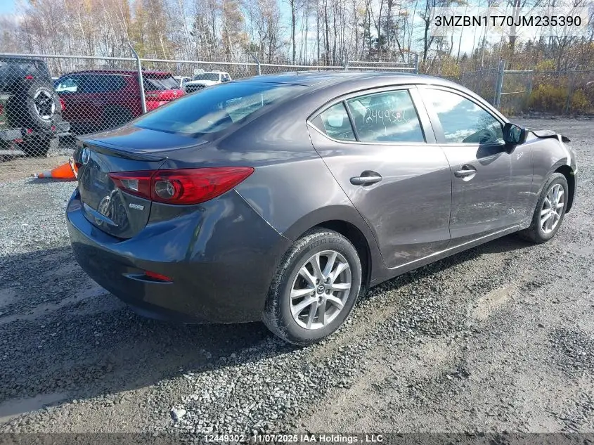 3MZBN1T70JM235390 2018 Mazda Mazda3 Se