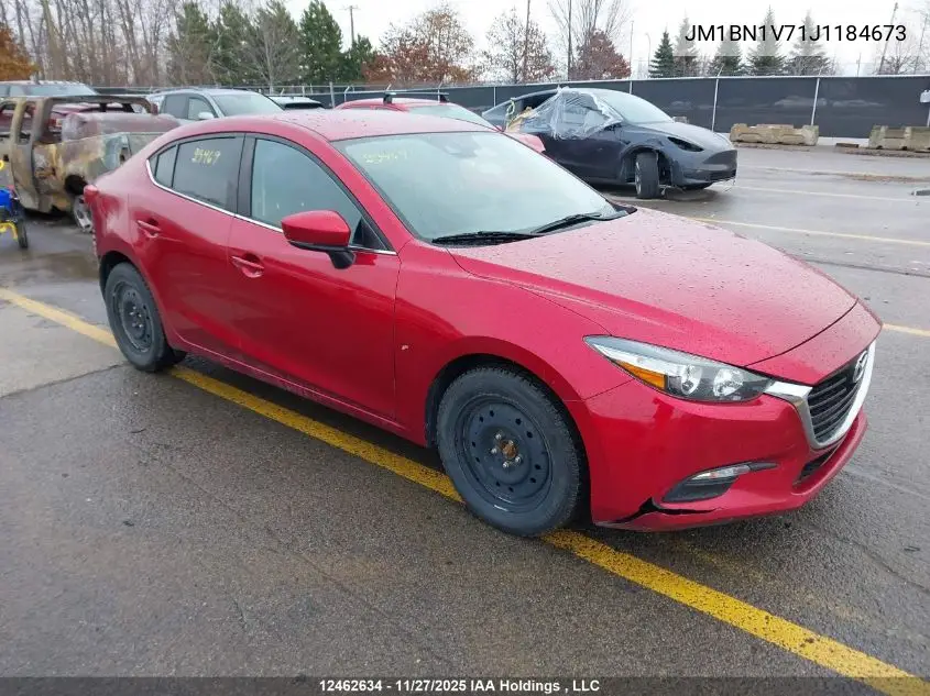 JM1BN1V71J1184673 2018 Mazda 3 Gs