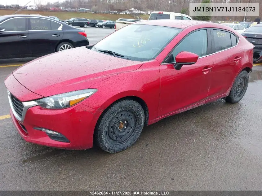 JM1BN1V71J1184673 2018 Mazda 3 Gs