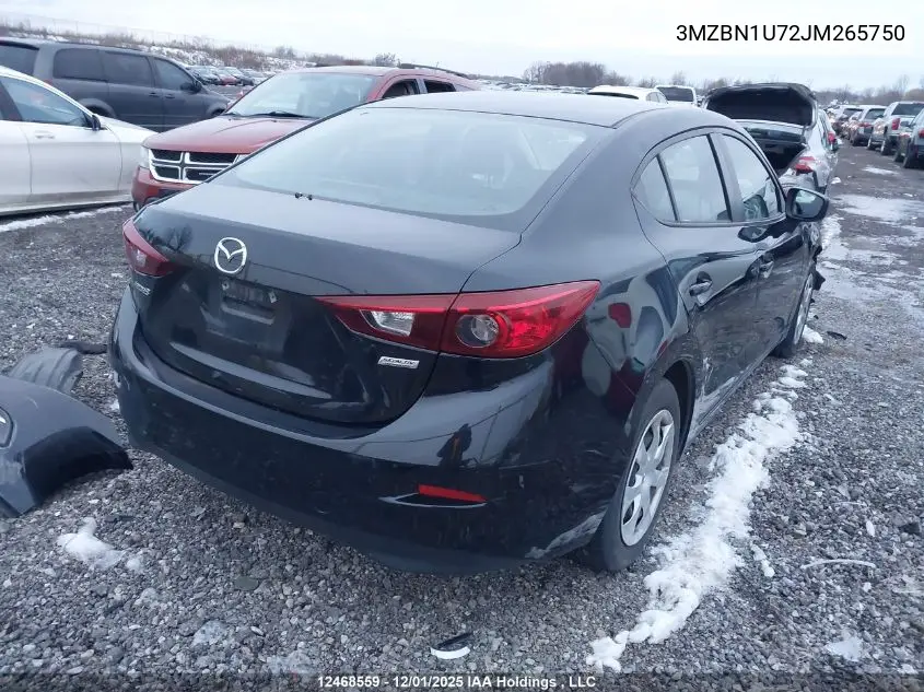 3MZBN1U72JM265750 2018 Mazda 3 Sport
