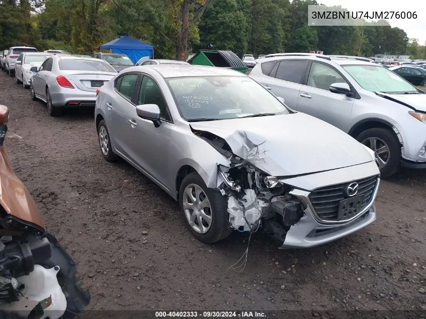 3MZBN1U74JM276006 2018 Mazda Mazda3 Sport