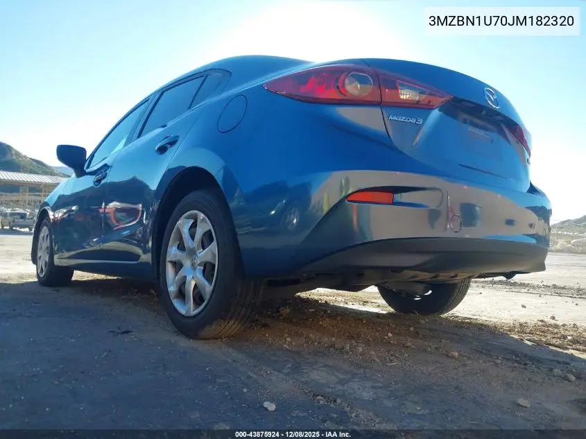 3MZBN1U70JM182320 2018 Mazda Mazda3 Sport
