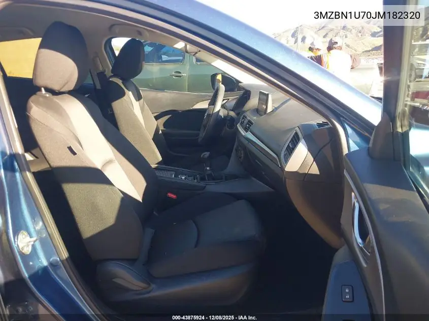3MZBN1U70JM182320 2018 Mazda Mazda3 Sport