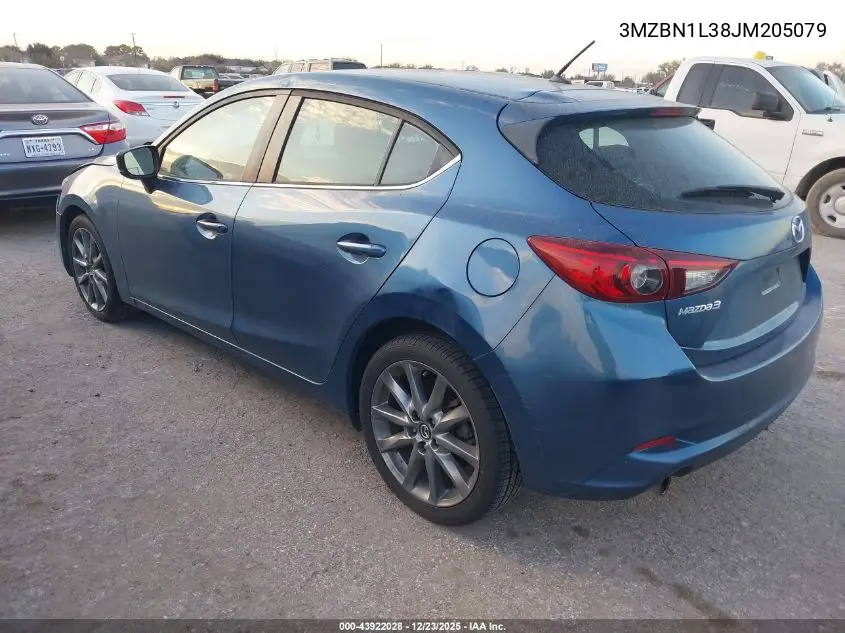 3MZBN1L38JM205079 2018 Mazda Mazda3 Touring
