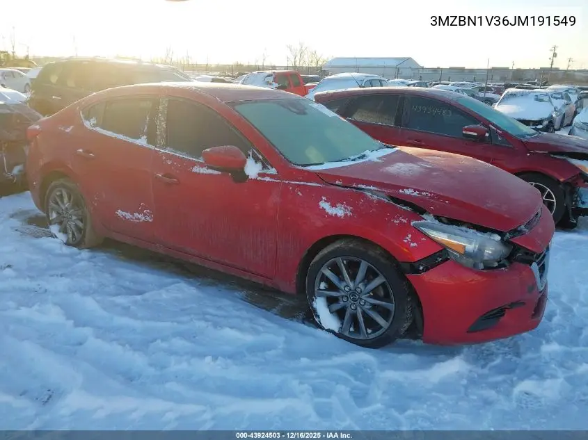 3MZBN1V36JM191549 2018 Mazda Mazda3 Touring