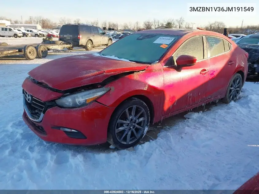 3MZBN1V36JM191549 2018 Mazda Mazda3 Touring