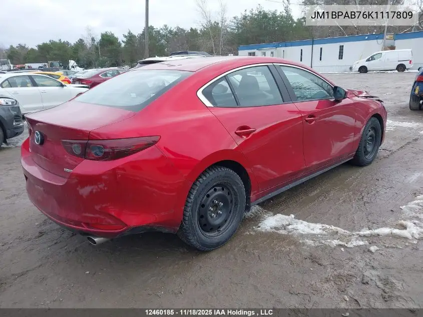 JM1BPAB76K1117809 2019 Mazda Mazda3 Gx