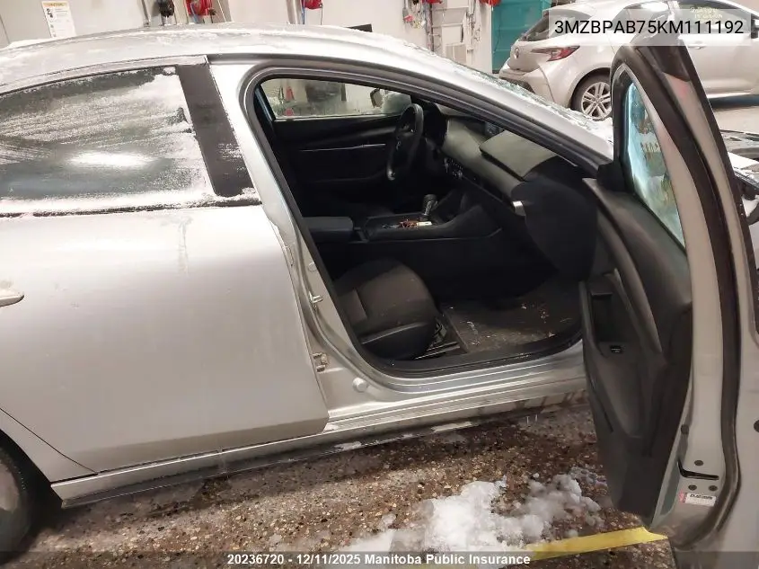 3MZBPAB75KM111192 2019 Mazda Mazda3 Gx