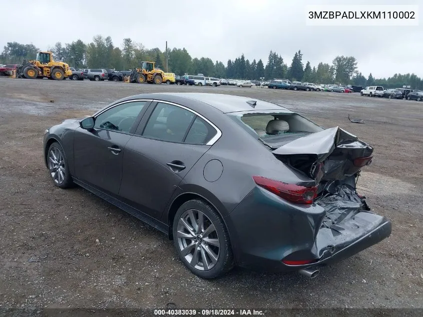 3MZBPADLXKM110002 2019 Mazda Mazda3 Preferred Package