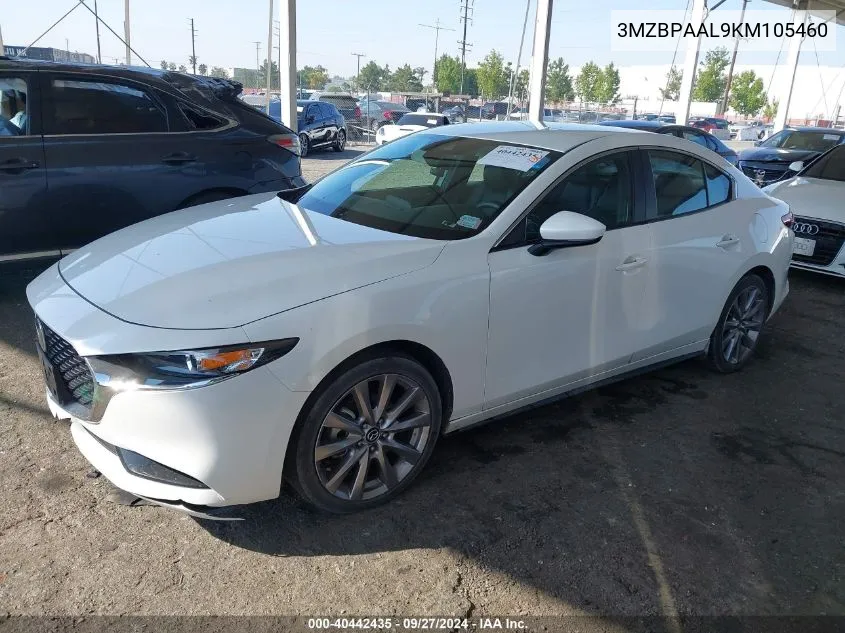 3MZBPAAL9KM105460 2019 Mazda Mazda3 Select Package