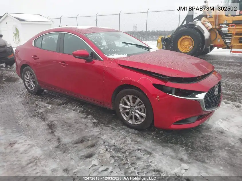 JM1BPAB73M1302502 2021 Mazda Mazda3 Gx