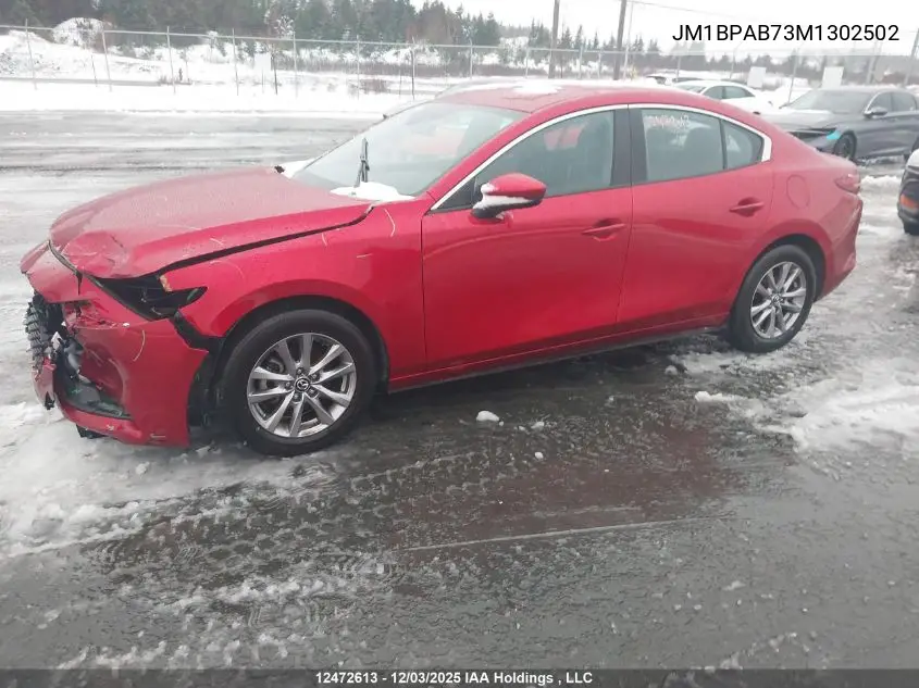 JM1BPAB73M1302502 2021 Mazda Mazda3 Gx