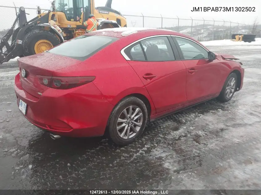 JM1BPAB73M1302502 2021 Mazda Mazda3 Gx