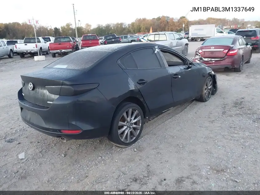 JM1BPABL3M1337649 2021 Mazda Mazda3 Select
