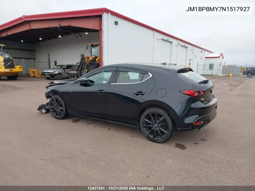 JM1BPBMY7N1517927 2022 Mazda 3 Premium