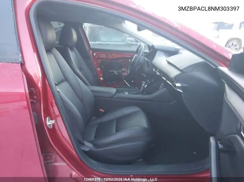 3MZBPACL8NM303397 2022 Mazda Mazda3 Gs