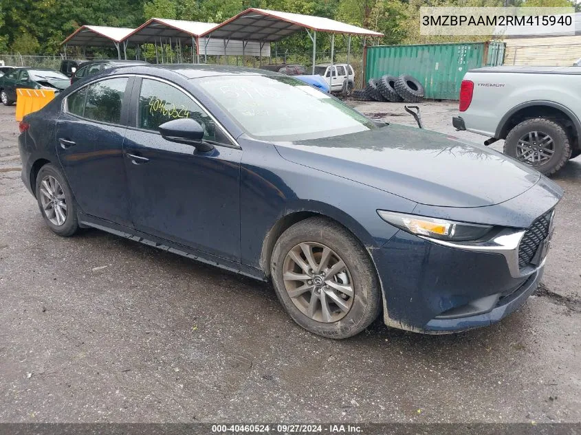 3MZBPAAM2RM415940 2024 Mazda Mazda3 2.5 S