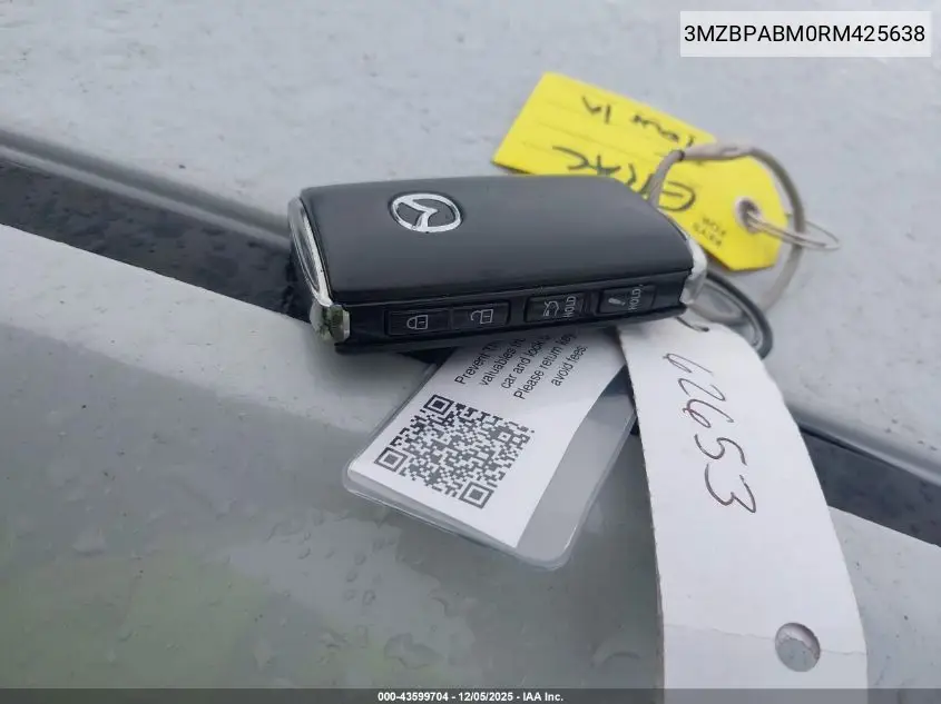3MZBPABM0RM425638 2024 Mazda Mazda3 2.5 S Select Sport