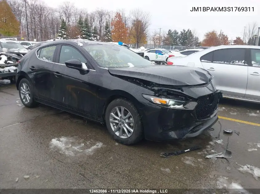 JM1BPAKM3S1769311 2025 Mazda Mazda3 Gx