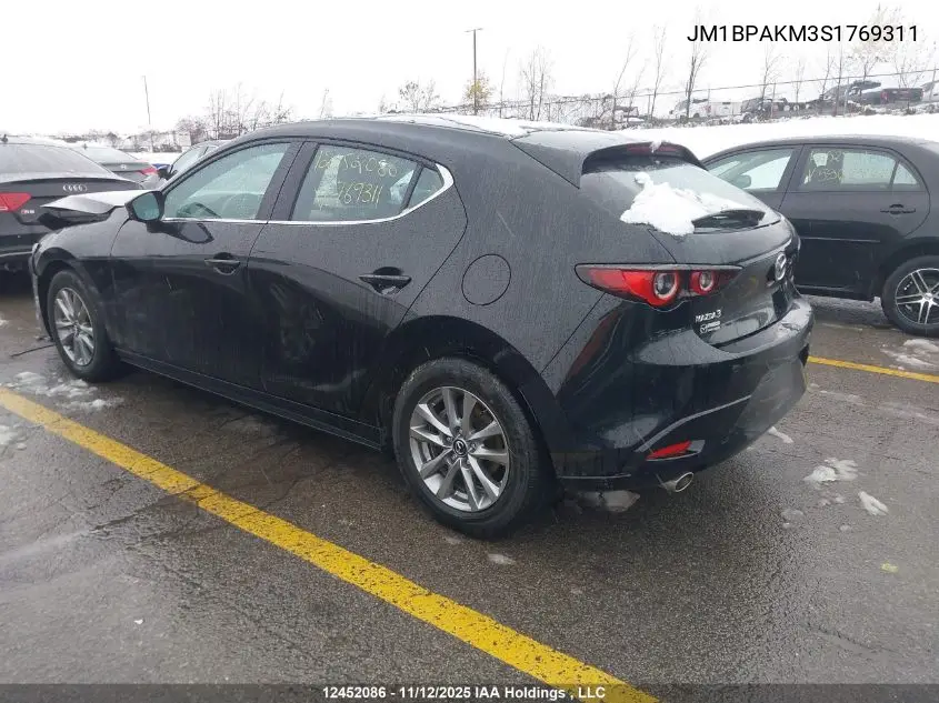 JM1BPAKM3S1769311 2025 Mazda Mazda3 Gx
