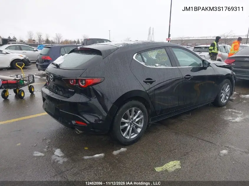 JM1BPAKM3S1769311 2025 Mazda Mazda3 Gx