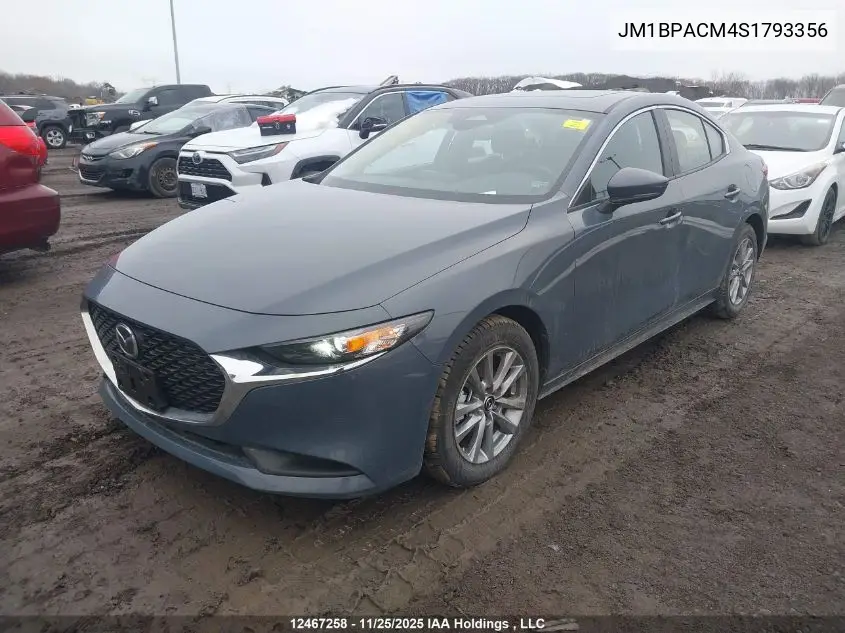 JM1BPACM4S1793356 2025 Mazda 3 Preferred
