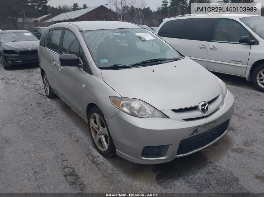 JM1CR29L460103989 2006 Mazda Mazda5 Sport