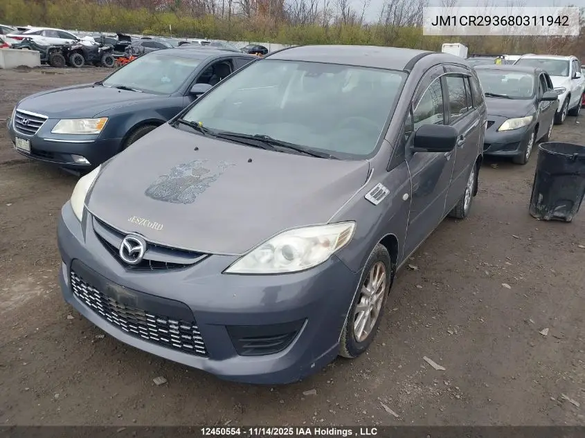 JM1CR293680311942 2008 Mazda 5