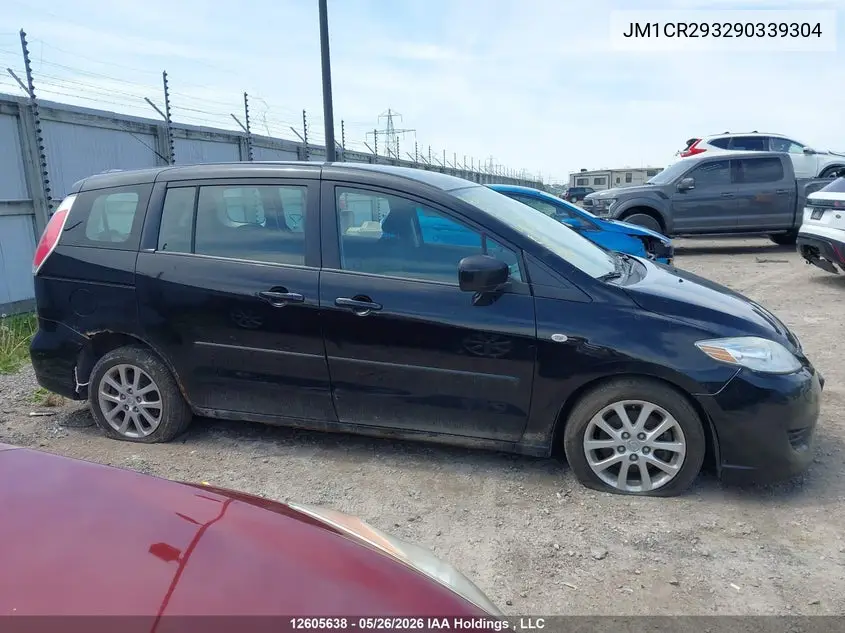 2009 Mazda Mazda5 VIN: JM1CR293290339304 Lot: 12605638