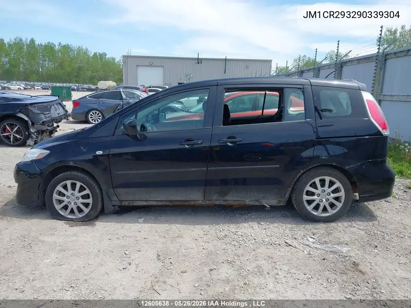 2009 Mazda Mazda5 VIN: JM1CR293290339304 Lot: 12605638